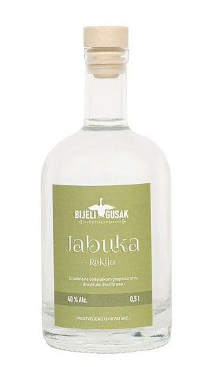 bijeli gusak jabuka